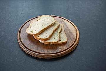 rebanadas de pan de trigo
