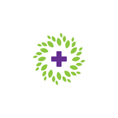 Fototapeta premium Modern Health Medical Logo template vector illustration design