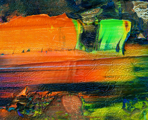  Colorful oil paint multicolor texture abstract background.