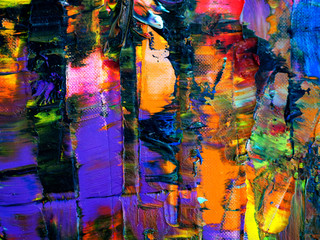  Colorful oil paint multicolor texture abstract background.