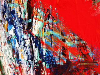  Colorful oil paint multicolor texture abstract background.