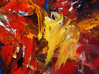  Colorful oil paint multicolor texture abstract background.
