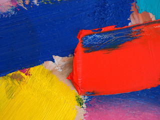  Colorful oil paint multicolor texture abstract background.