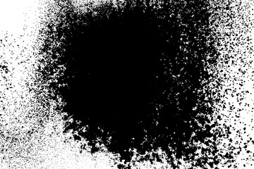 Fototapeta premium Black and white grunge background. Post-apocalyptic style texture. Digitally generated image. Vector design elements. Illustration, Eps 10.