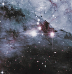 Star cluster. Star forming region. Elements of this image furnished by NASA. Retouched image.