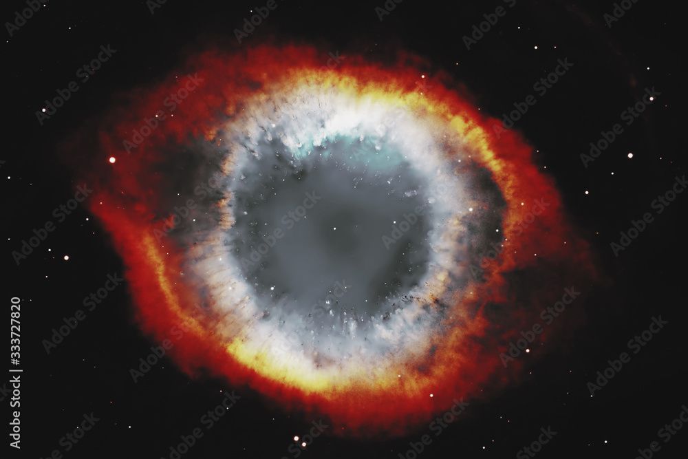 Canvas Prints the helix nebula or ngc 7293 in the constellation aquarius. .elements of this image are furnished by