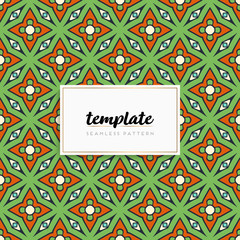 Background mandala seamless pattern vector