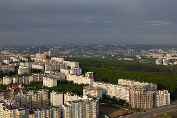 City view from above