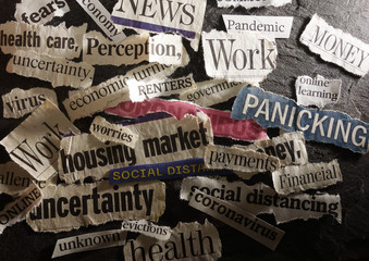 Corona Virus and economic related news headlines
