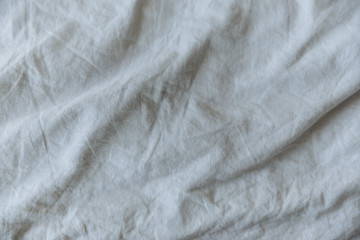 crumpled white gray linen background