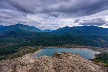 View from Rattlesnake Ledge trail, Washington state