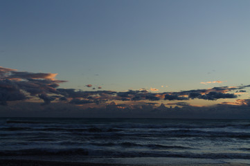 Obraz premium sunset over sea
