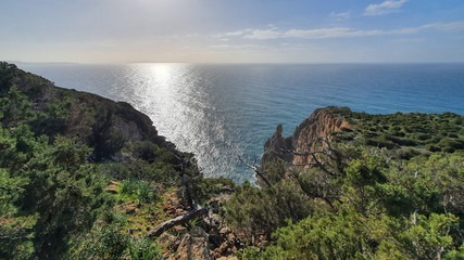 Fototapeta na wymiar Panorama mare di Sardegna 