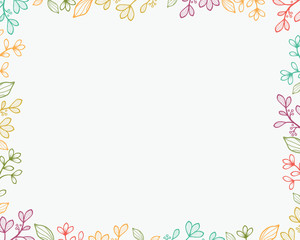 background with floral vector design