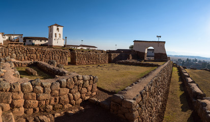 The rustic town of Chinchero in the Sacred Valley near Cusco, Peru
