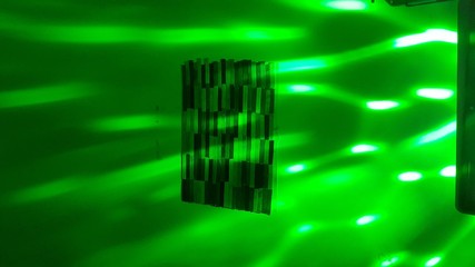 Obraz premium abstract green background with lots of light spots