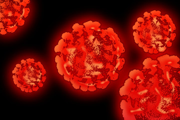 coronavirus, outbreak covid-19, background.