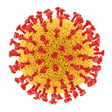 Virus Structure Clipping Path Included