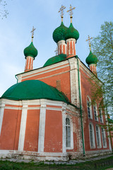 Fototapeta na wymiar Alexander Nevsky Church in Pereyaslavl Zalessky