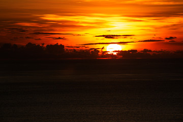 Fototapeta na wymiar View of Promthep Cape in the evening, Phuket, Thailand