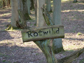 Rotwild Schild