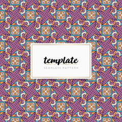 Background mandala seamless pattern vector