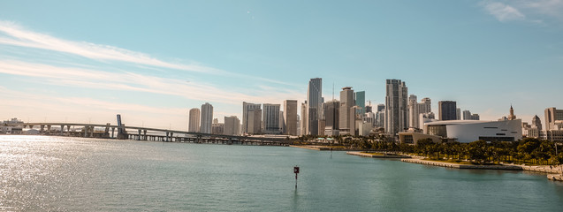 Fototapeta na wymiar Skyline von Miami, Florida