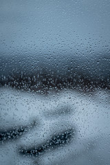 rain drops on window