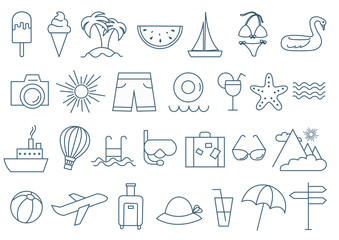 Summer icons