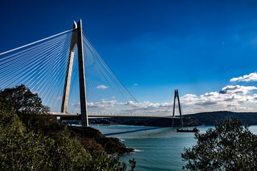 third bridge or yavuz sultan selim bridge in istanbul