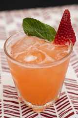 Strawberry Mint lemonade