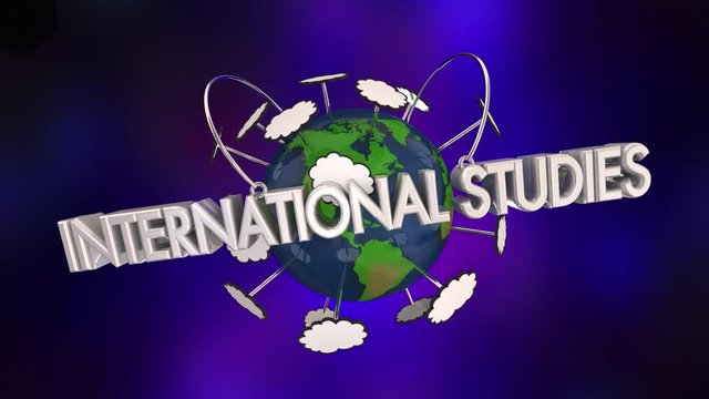 International Studies Education Study Abroad Program Travel World 3d Animation