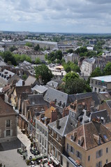 Point de vue sur Chartres depuis la cathédrale