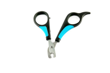 Nail clipper for pet isolated on white background