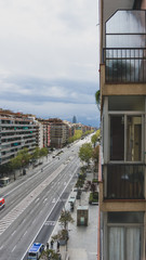 Vistas de Barcelona y la torre Agbar 
