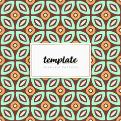 Background mandala seamless pattern vector