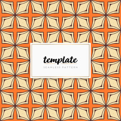 Background mandala seamless pattern vector