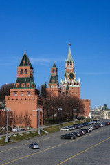 Fototapeta premium Moscow Kremlin and Red square.