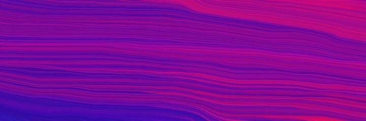 elegant creative banner with dark magenta, medium violet red and indigo color. modern soft swirl waves background design