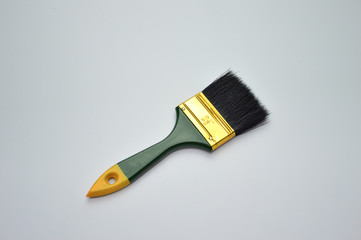 Paint brush, screwdriver Tools