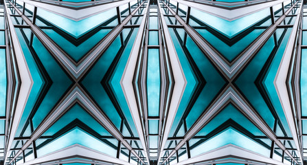 Architecture details Modern Building Glass facade Business background