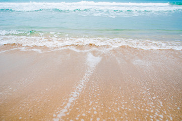sea landscapes on the Mediterranean coast on summer days