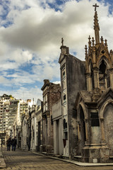 Fototapeta premium recoleta cemetery famous graves buenos aires