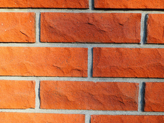 Obraz premium Red brick wall background