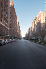 Empty Park Avenue, New York