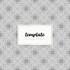 Background mandala seamless pattern vector