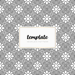 Background mandala seamless pattern vector