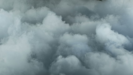 Photo of Real Smoke on a black background - realistic overlay for different projects.