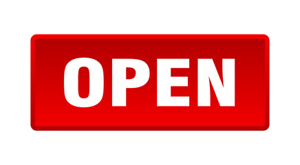 open button. open square red push button