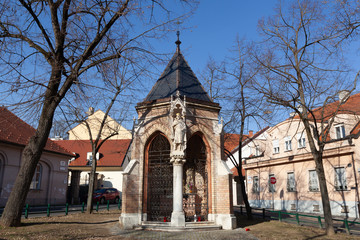 Obraz premium Chapel of Holy Cross, Zagreb, Croatia
